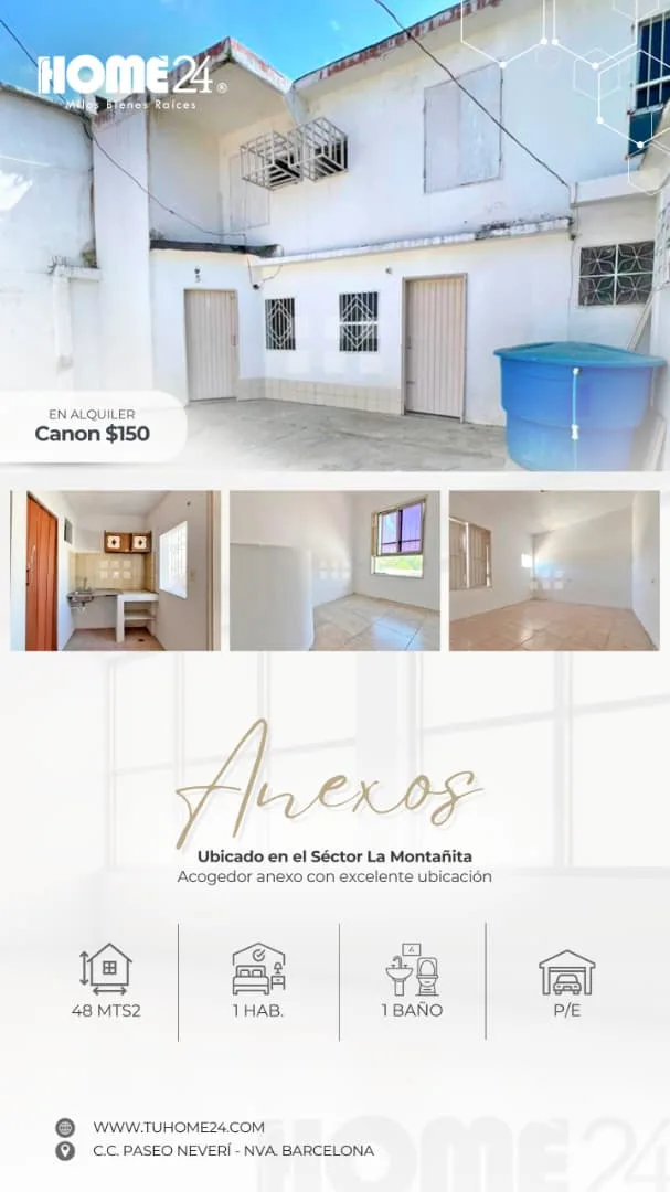 Apartamento en Alquiler en Sector La Montañita — 1 hab 48m² — USD 150