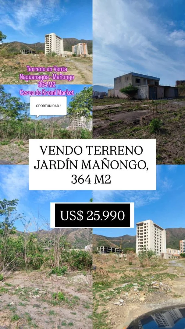 Terreno en Venta en Mañongo 368m² — USD 25,990