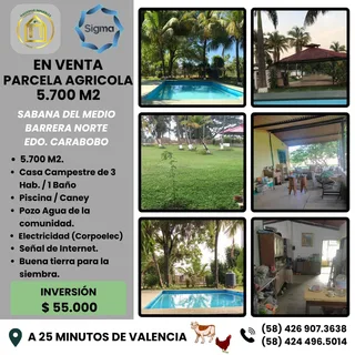 Terreno en Sabana del Medio, Barrera Norte