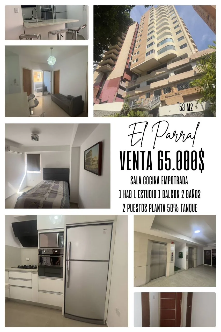 Apartamento en Venta en El Parral — 2 hab 53m² — USD 65,000