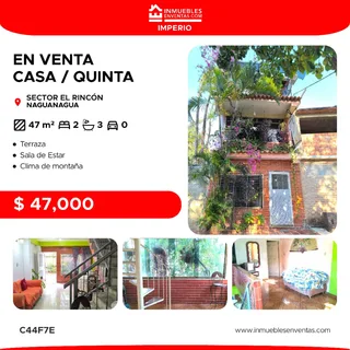 Casa en Naguanagua El Rincón