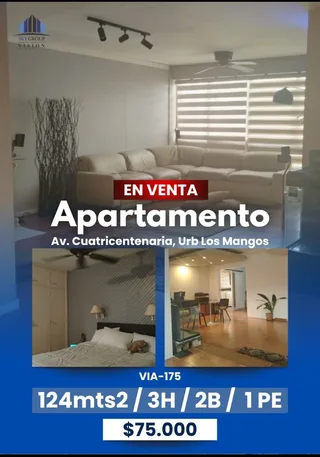 Apartamento en Urb Los Mangos