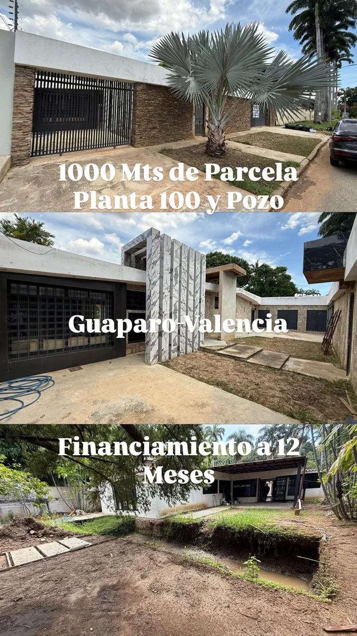 Terreno en Venta en Guaparo, Valencia 1000m² — USD 380,000
