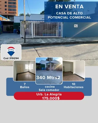 Casa en Urb La Alegria