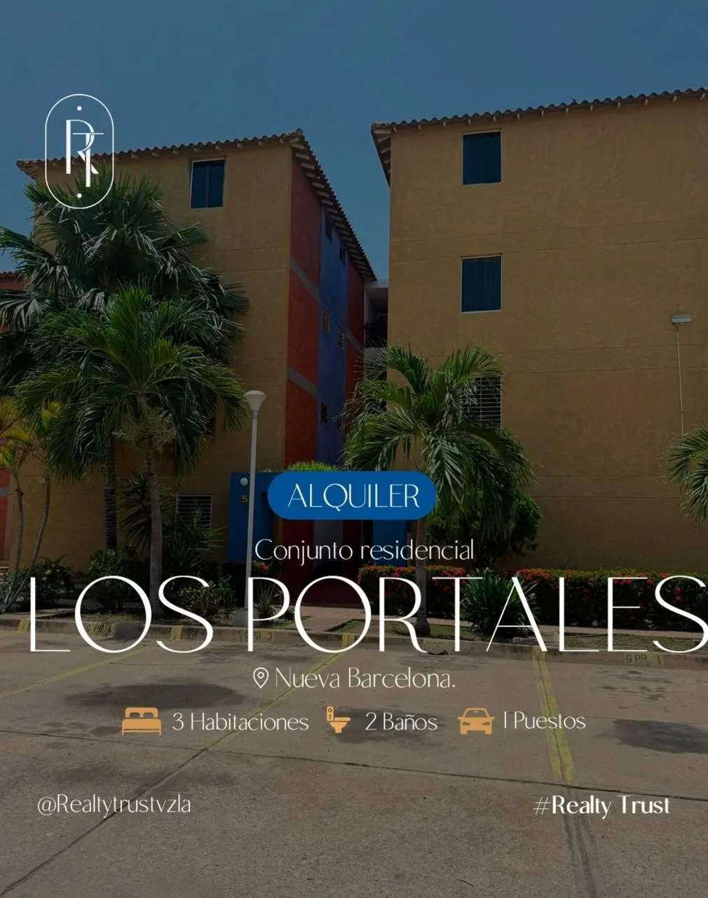 Apartamento en Alquiler en Conjunto Residencial los portales, Nueva Barcelona — 3 hab — USD 380
