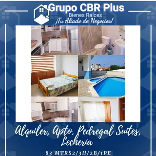 Apartamento en Res. Pedregal Suites, sector piñonal, Lechería