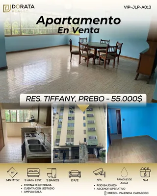 Apartamento en Prebo 1, Residencias Tiffany