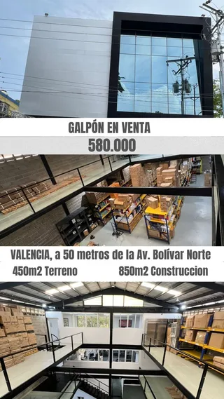 Galpón en Av. Bolivar Norte, Valencia