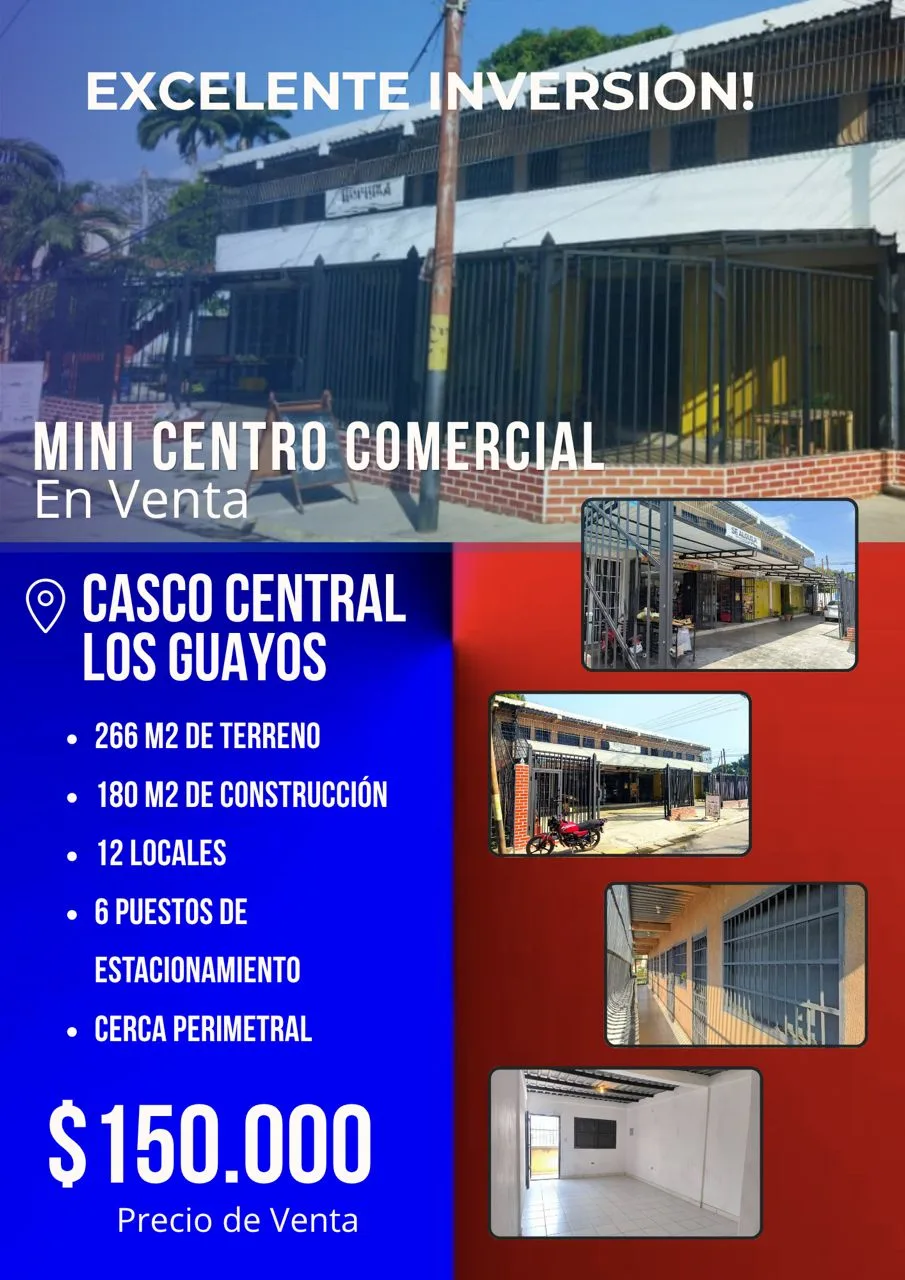 Local en Venta en Casco Central los Guayos 266m² — USD 150,000