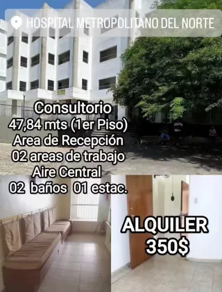 Oficina en Centro Científico Metropolitano del Norte, Naguanagua