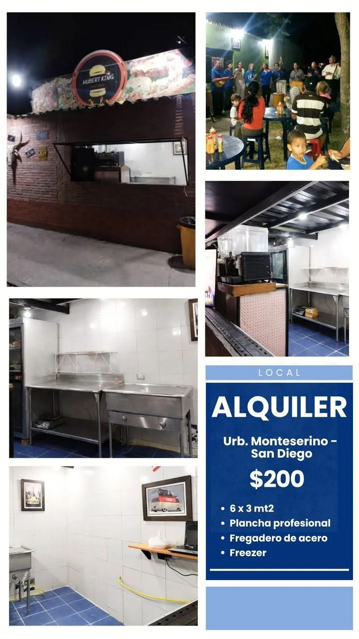 Local en Alquiler en Monteserino - San Diego — USD 200