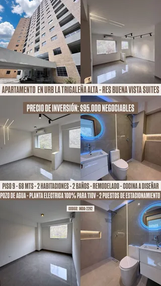 Apartamento en Urbanización La Trigaleña Alta