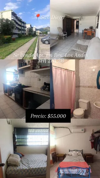 Apartamento en Residencias Los Andes, Urb. San Diego