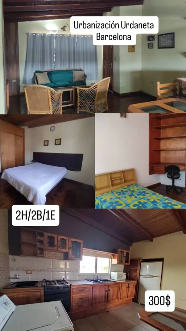 Apartamento en Alquiler en Urbanización Urdaneta — 2 hab 70m² — USD 300