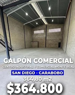 Local en Venta en Centro Comercial e Industrial Monte Real, San Diego 364m² — USD 364,800