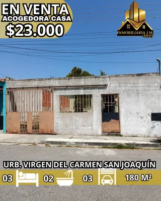 Casa en Ubr. Virgen del Carmen, Municipio San Joaquín