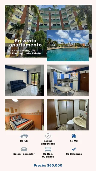 Apartamento en Urb. Flamingo
