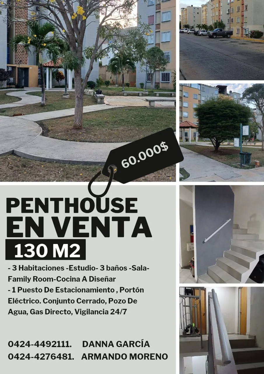 Penthouse en Venta en Terraza de San Diego — 4 hab 130m² — USD 60,000