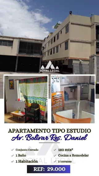 Apartamento en Av. Bolívar (Cerca de Mango Bajito)