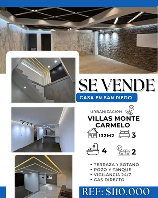 Casa en Villas Monte Carmelo