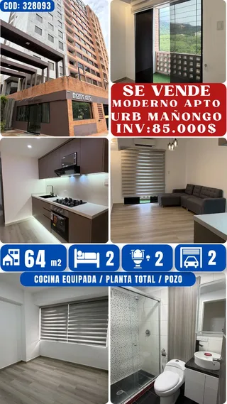 Apartamento en Resd Monte Alto, Urb Mañongo