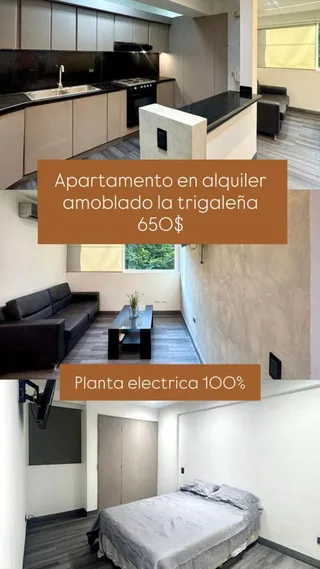 Apartamento en Res. Portales de Shalimar, La Trigaleña
