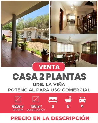 Casa en Urb. La Viña