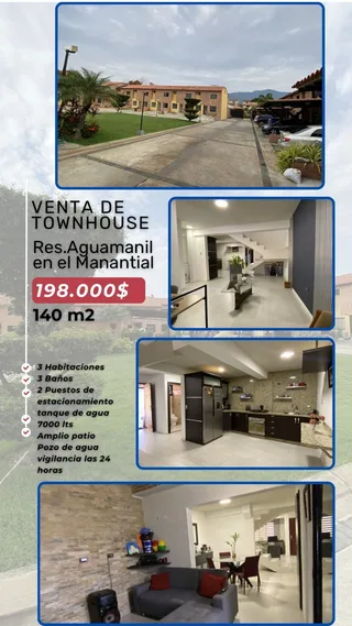 Townhouse en Manantial