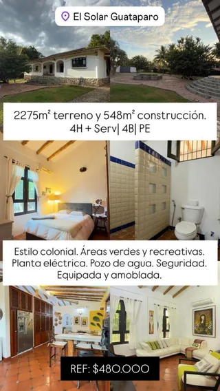 Casa en Urb. El Solar. Guataparo. Valencia