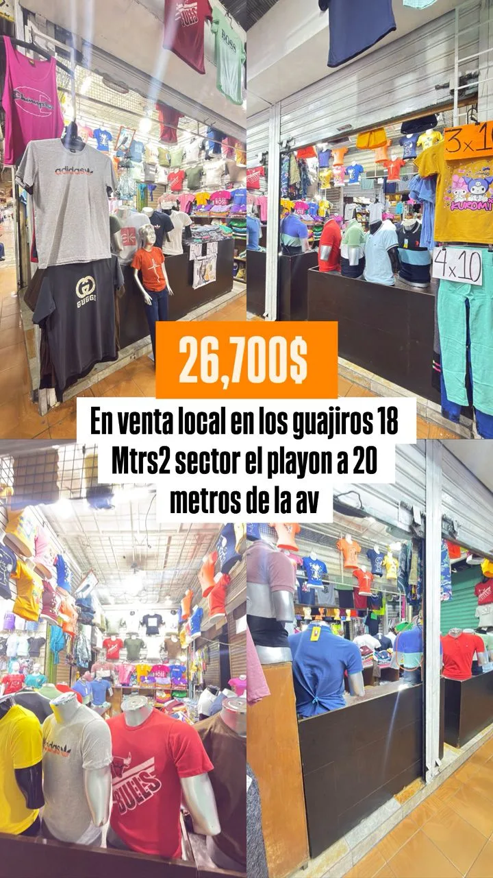 Local en Venta en los guajiros 18m² — USD 26,700