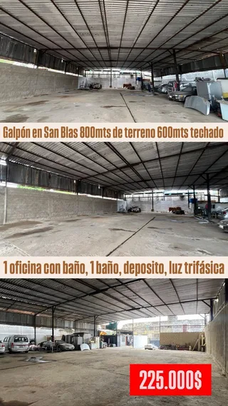 Galpón en San Blas