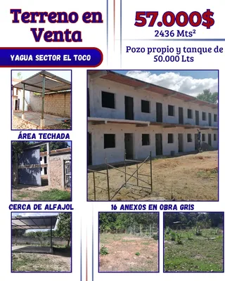 Terreno en Sector el Tocó