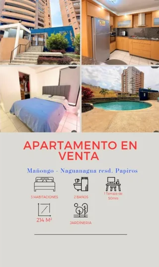 Apartamento en Mañongo
