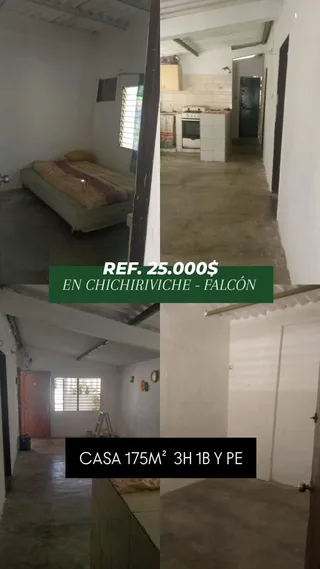 Casa en CHICHIRIVICHE-FALCÓN