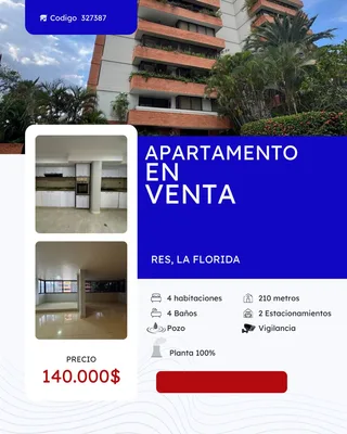 Apartamento en Mañongo LA FLORIDA