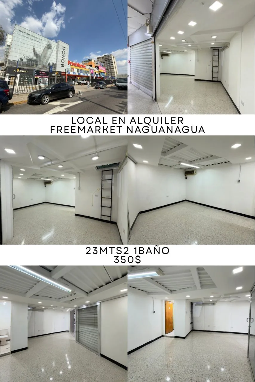 Local en Alquiler en CC Freemarket Naguanagua 23m² — USD 350