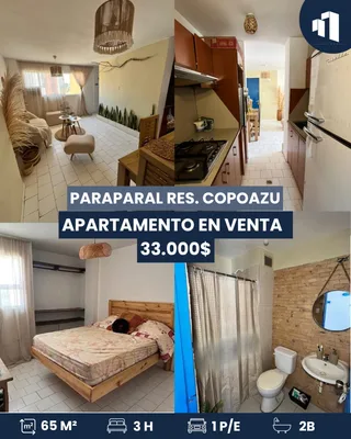 Apartamento en Paraparal, Res. Copoazu