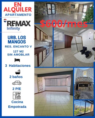 Apartamento en Los Mangos, Res Encanto V