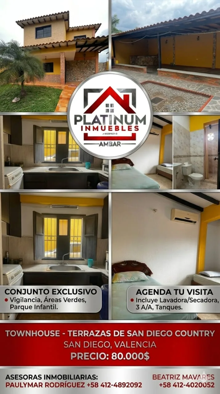 Townhouse en Venta en Terrazas de San Diego Country, San Diego — 3 hab — USD 80,000