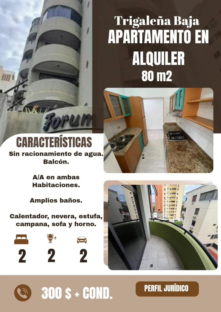 Apartamento en Alquiler en Trigaleña baja — Precio a consultar