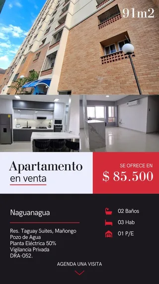 Apartamento en Mañongo Naguanagua
