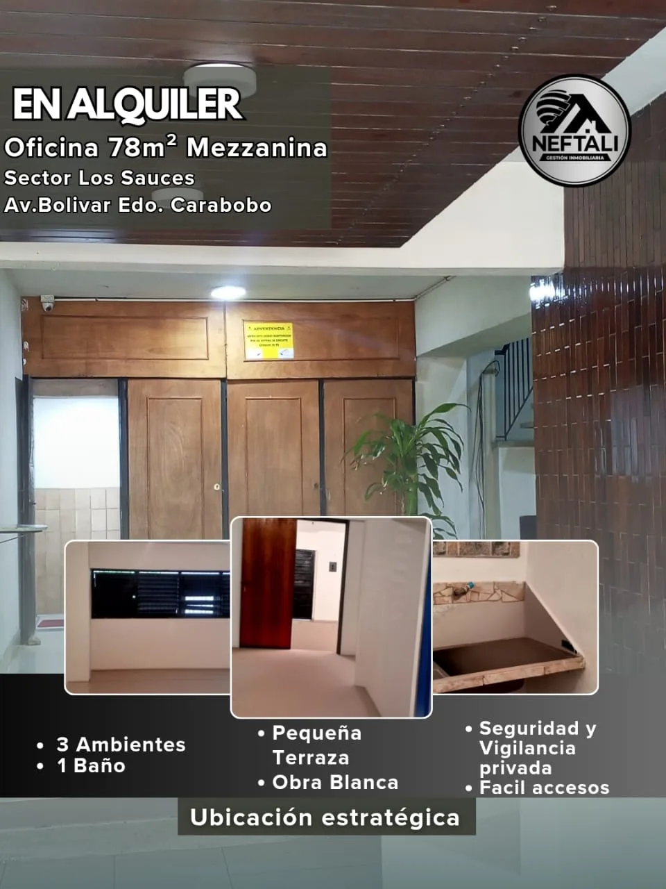 Local en Alquiler en Sector los sauces, Av. Bolívar Norte 78m² — USD 250