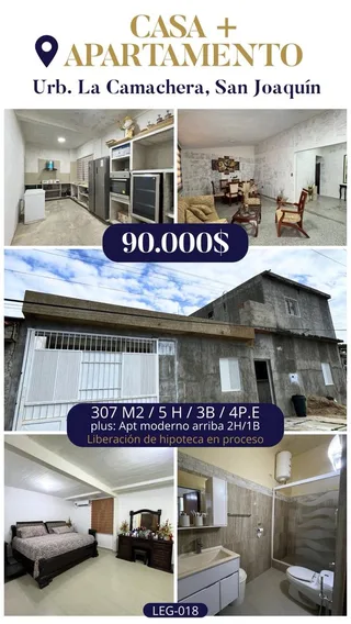 Casa en Urb. La Camachera, San Joaquín
