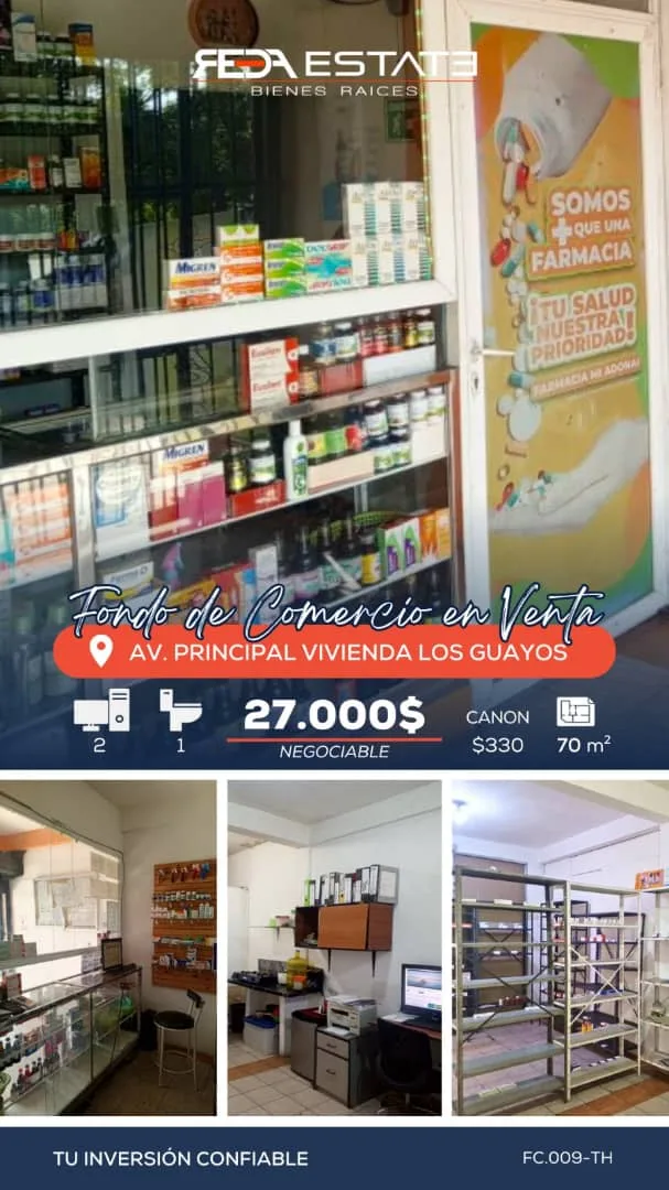 Local en Venta en Av. Principal Vivienda los Guayos 70m² — USD 27,000