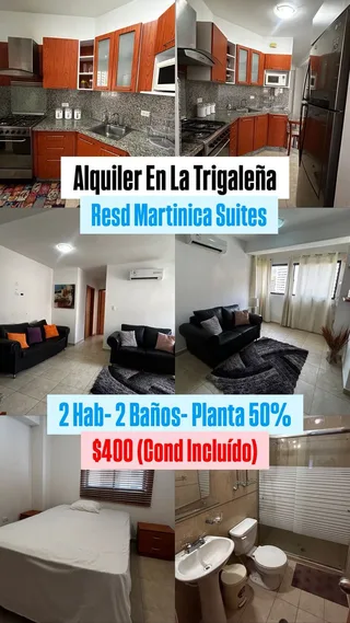 Apartamento en La Trigaleña- Residencias Martina Suites