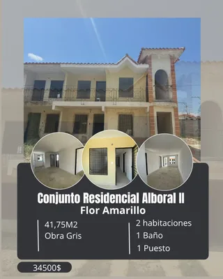 Apartamento en Conjunto Residencial Alboral II, Flor Amarillo