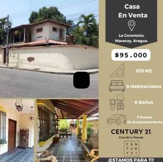 Casa en Urb. La Coromoto, Maracay-Aragua