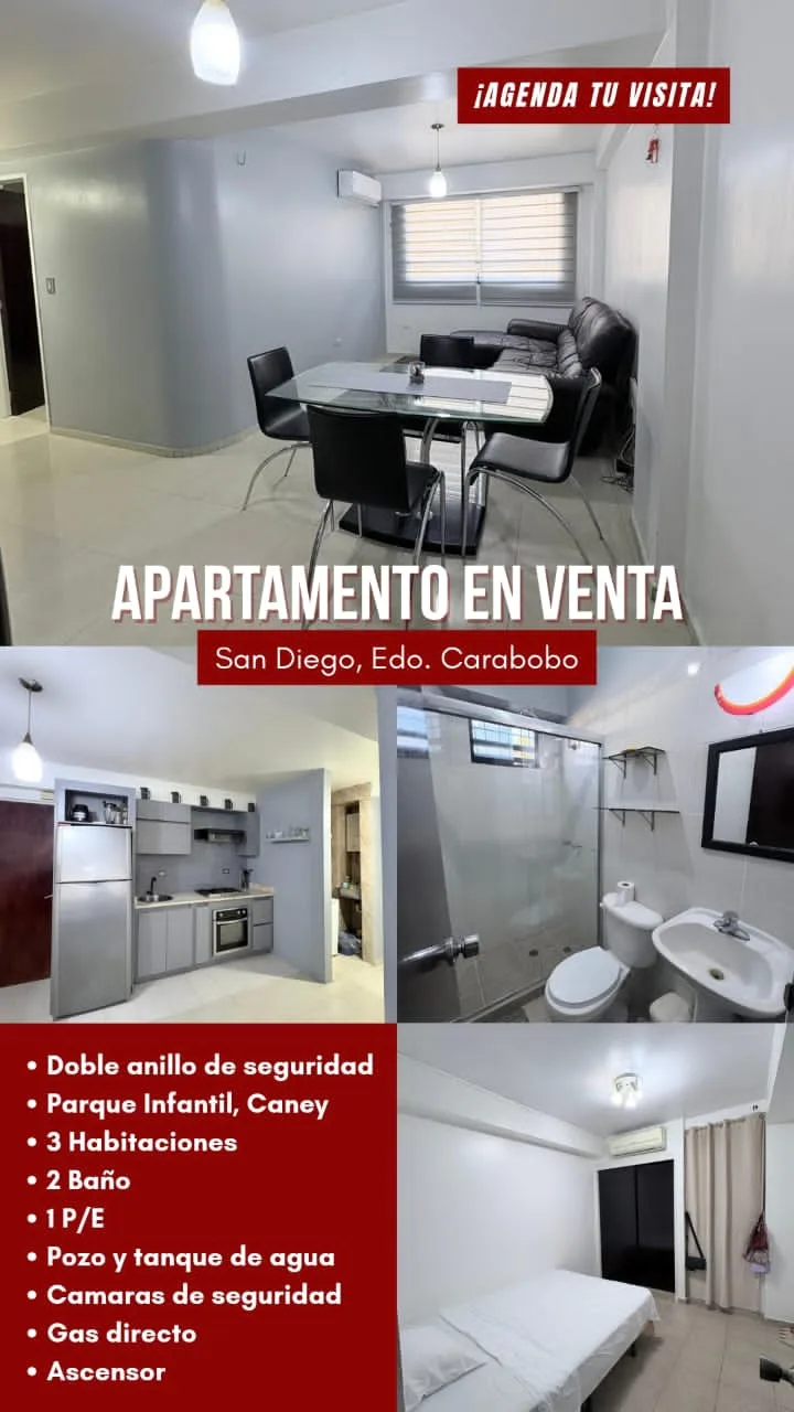 Apartamento en Venta en San Diego, Conjunto Residencial Sansur — 3 hab — Precio a consultar