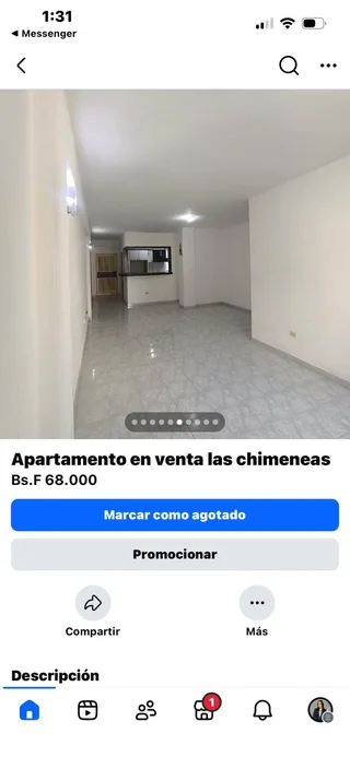 Apartamento en las chimeneas