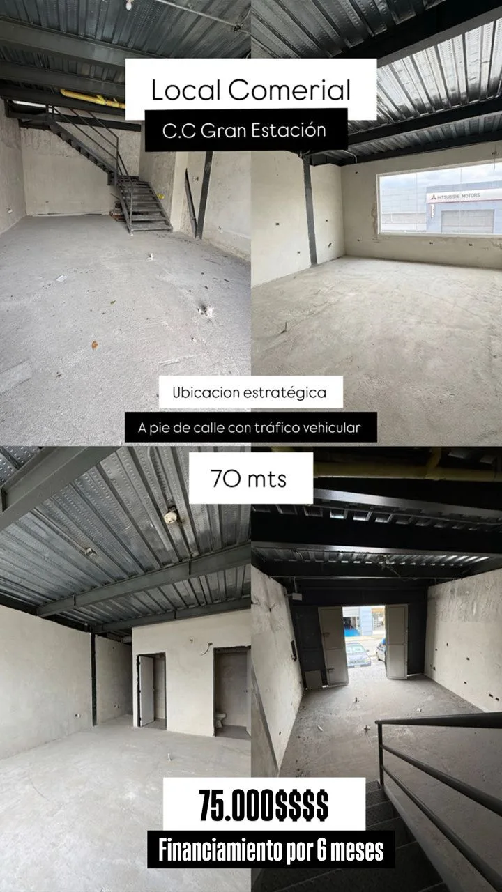 Local en Venta en C.C Gran Estación, San Blas-Valencia 70m² — USD 75,000